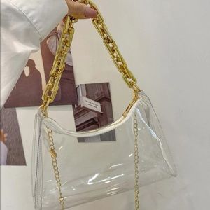 Clear Satchel style purse